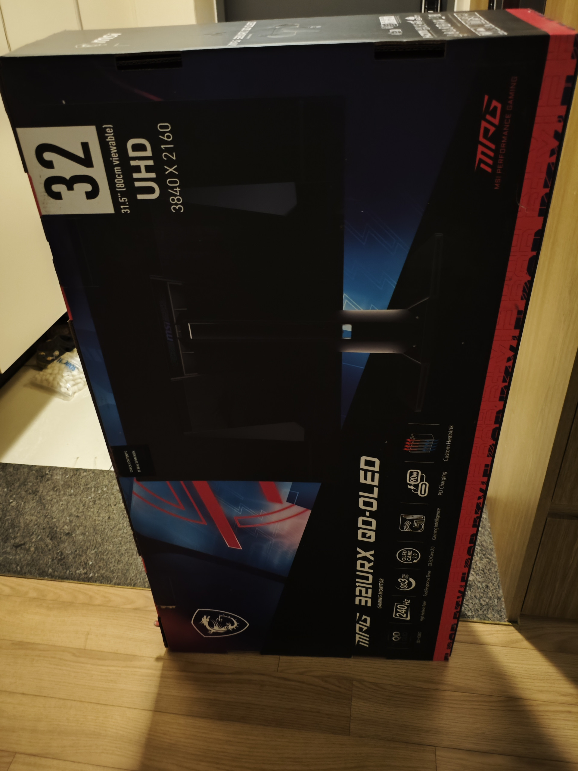 msi mpg 321urx 사용기 - 디스플레이