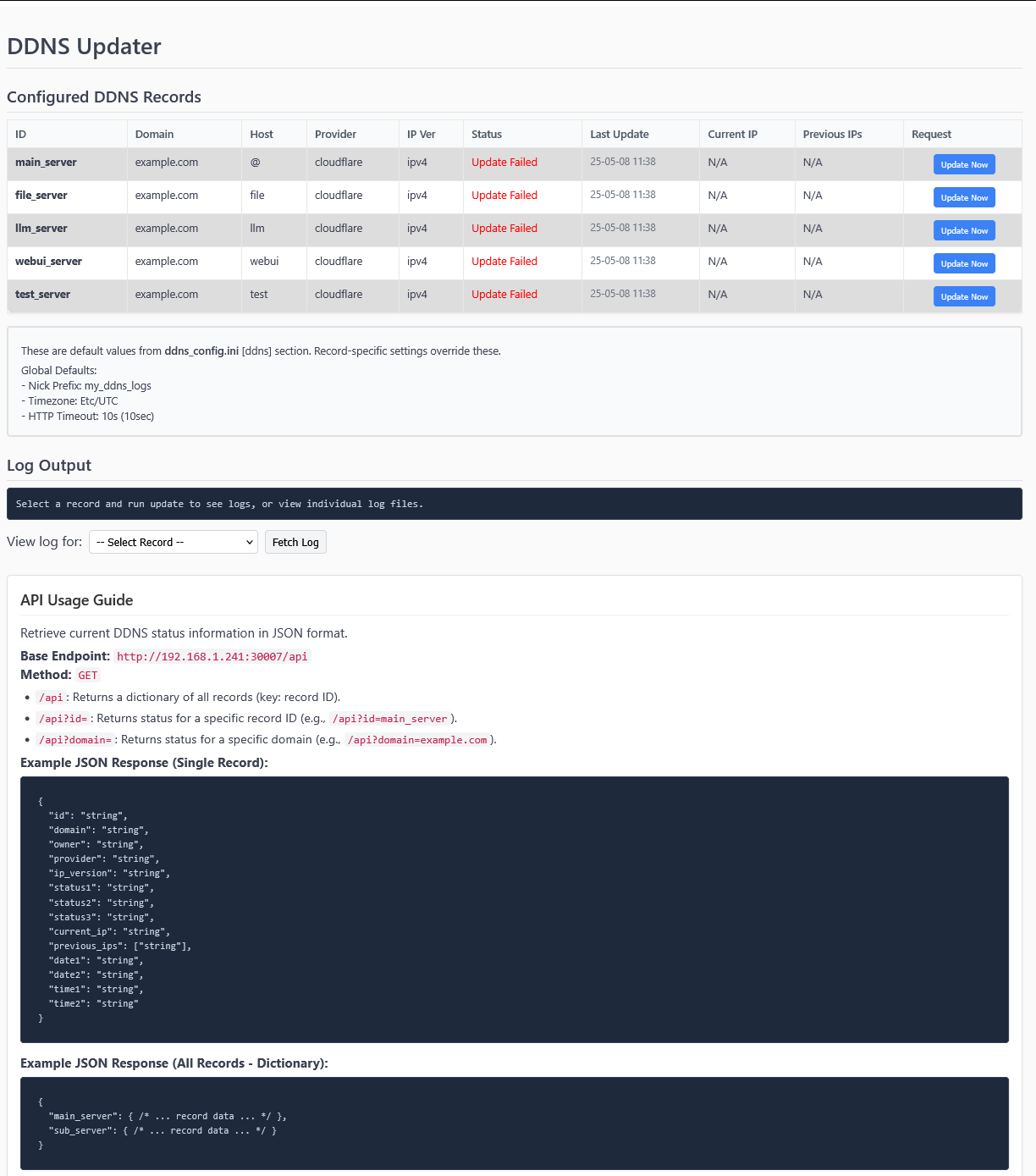 [Docker] DDNS Updater Python ver 개발완료 - PC 일반