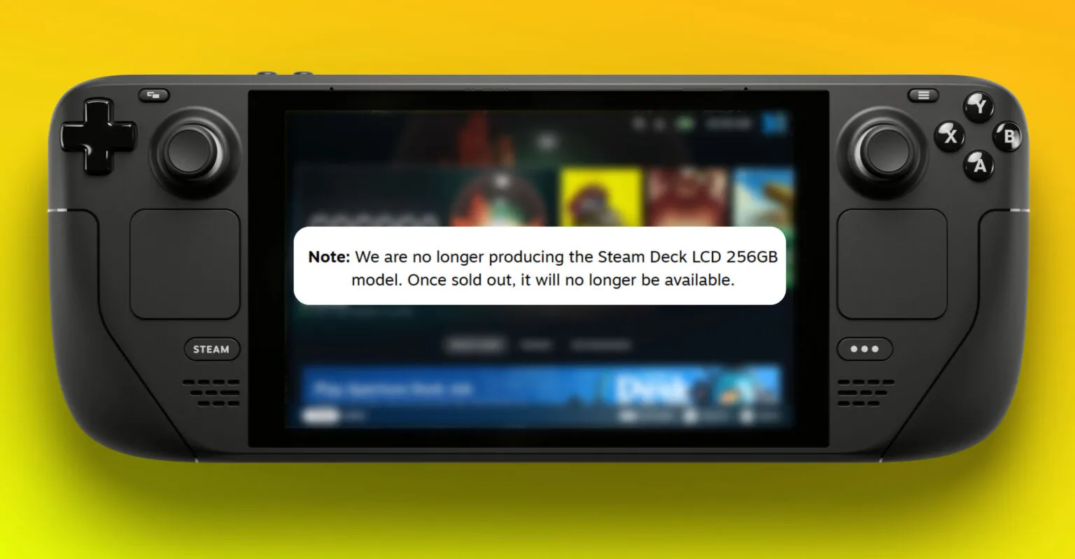 Valve, 스팀덱 LCD 256GB 모델 생산 중단 - 게임 소식