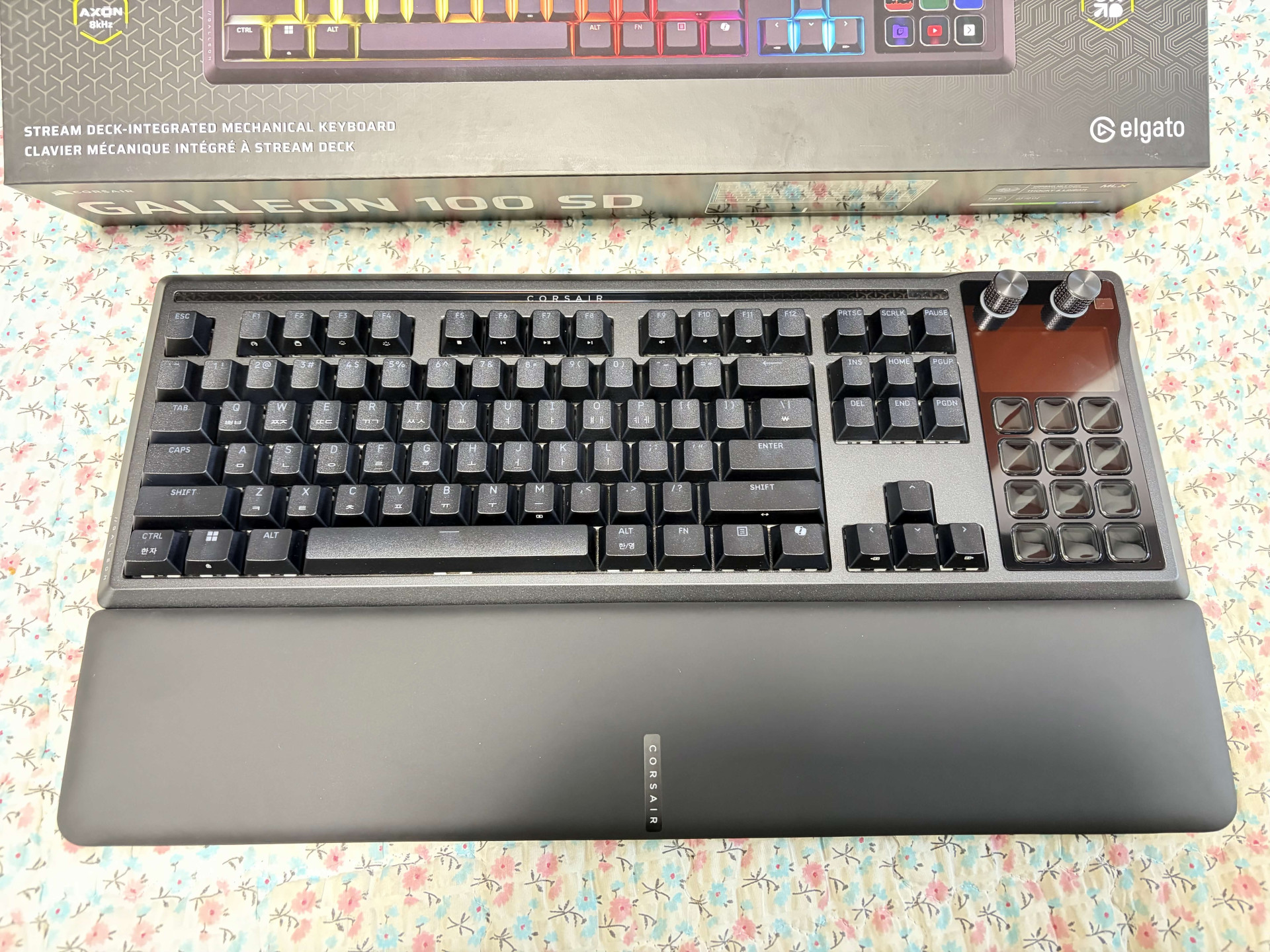 CORSAIR 갤리온 100 SD 스트림덱 LCD 기계식 키보드 리뷰 - 필드테스트